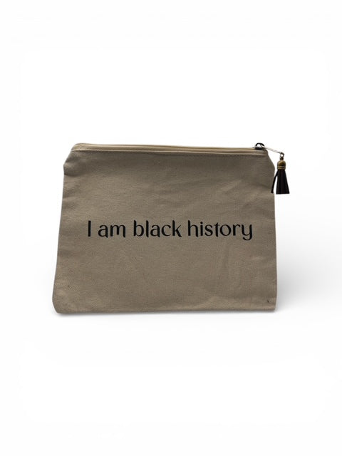 I Am Black History Zipper Pouch